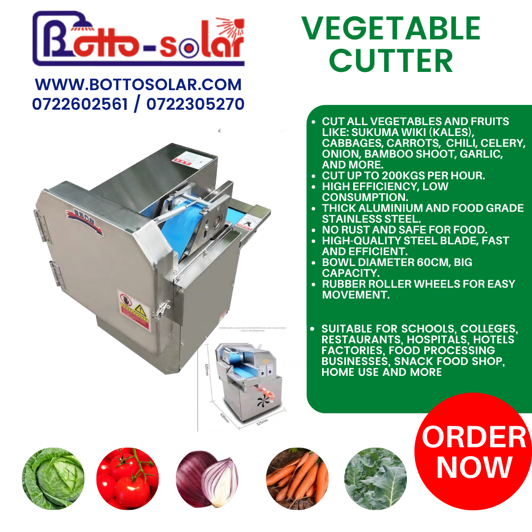 Vegetable Cutting Machine Botto Solar