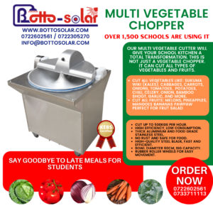 Multi Vegetable Chopper Cutting Machine Botto Solar